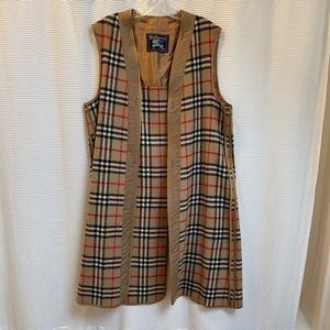 Burberry coat liner warmer 100% wool Nova check